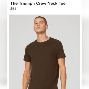 Alo Yoga The Triumph Crew Neck Tee RN$87370